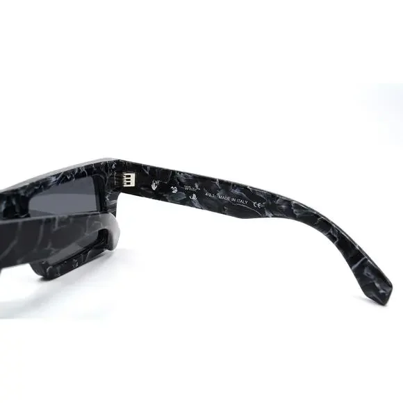 NEW! OFF-WHITE OER1017 1107 BLACK MARBLE GREY AUTHENTIC SUNGLASSES - Picture 8 of 12